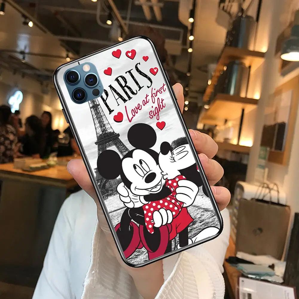 Чехлы для телефонов с героями Диснея Минни Маус аниме чехол iphone 11 Pro Max 12 8 7 6 S XR PLUS X