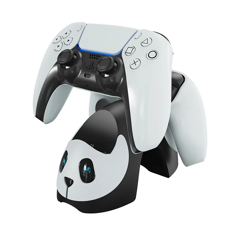 

Panda Ps5 Gamepad Fast Charging Base PS5 Handle Contact Dual-seat Charger With Breathing Light Charger