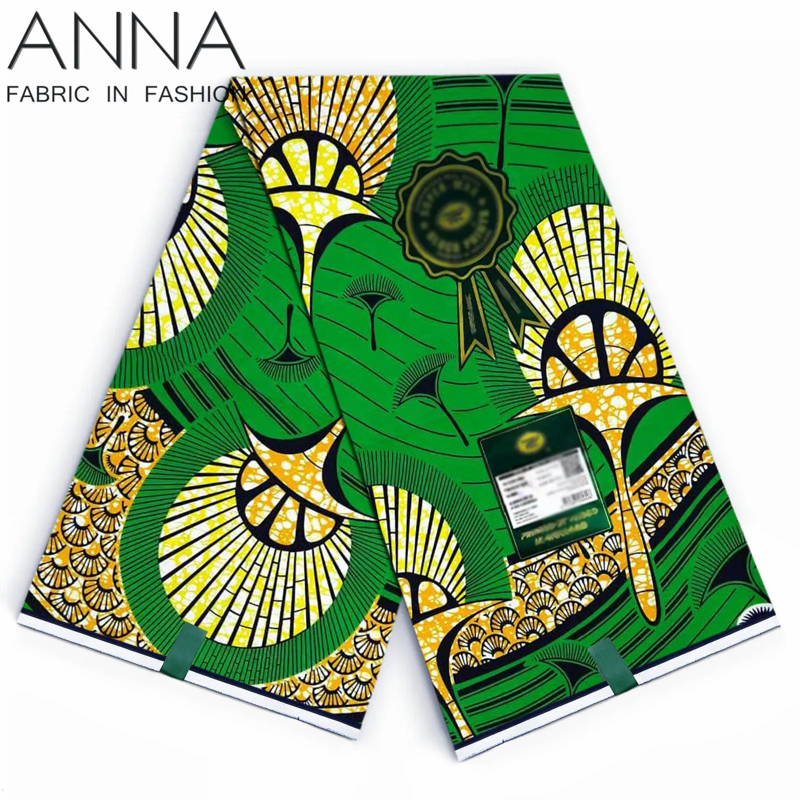 Восковая ткань Анкара хлопок 6 ярдов