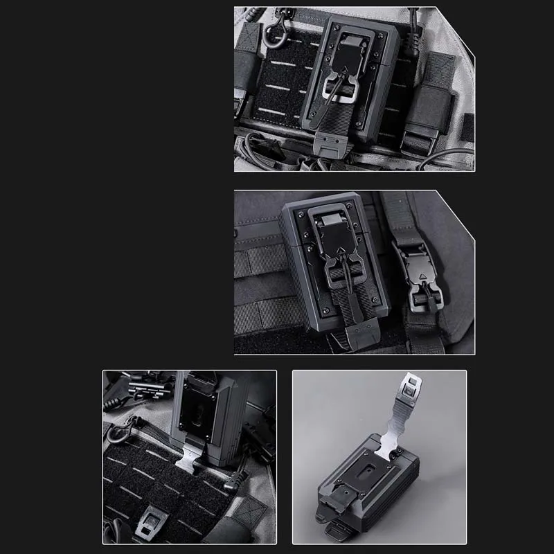 Портативный тактический набор аксессуаров MOLLE для EDC-снаряжения, механическая броня, сумка-органайзер QD с быстрым отсоединением, сумка для инструментов (art.: 3920dcbda674c) - 3920dcbda674c