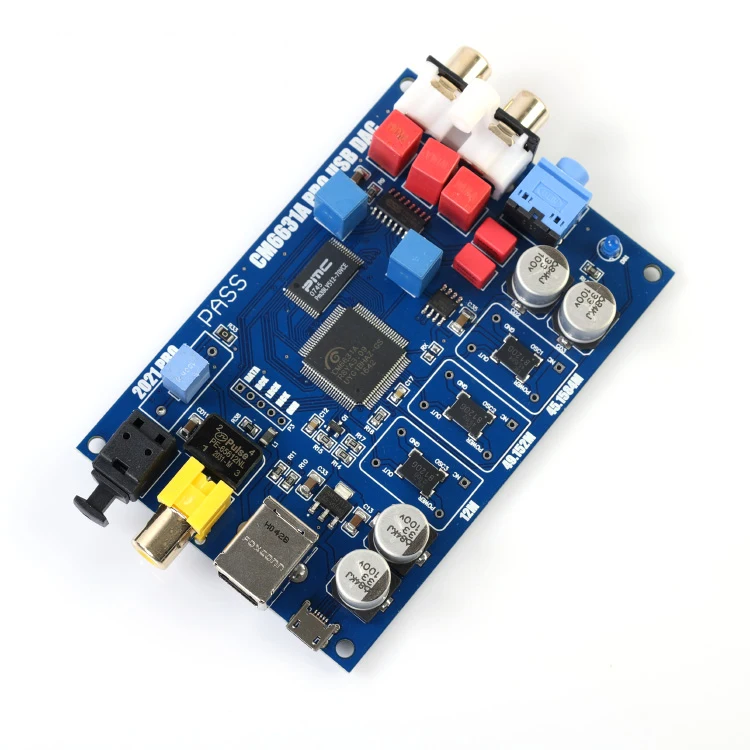 Hi-Fi аудио CM6631A цифровой интерфейс 32/24 бит 192K USB к I2S IIS SPDIF оптический коаксиальный