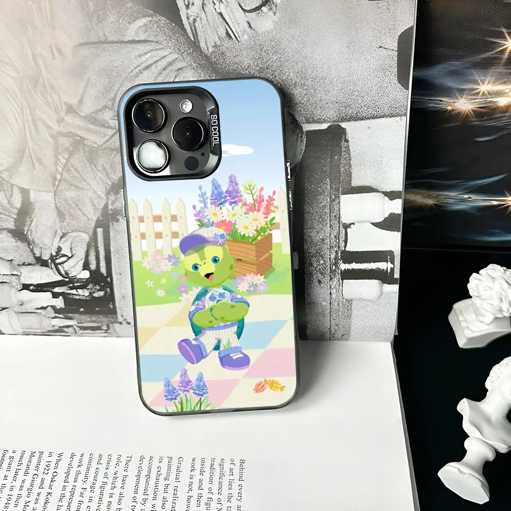 Duffy семь сокровищ чехол для телефона матовый цвет серебро iPhone 15 14 13 12 11 Pro Max Plus XS X