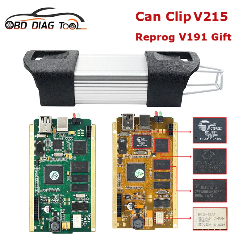 Автомобильный сканер OBD2 для Renault Can Clip V215 CYPERSS AN2131QC AN2136SC | Автомобили и мотоциклы