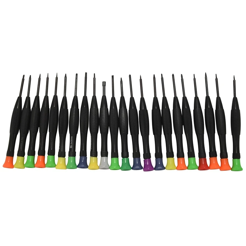

18 Small Magnetic Screwdriver Kits With Screwdriver Tweezers For Repairing Glasses, Mobile Phones And Watches
