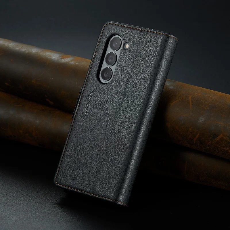 Боковая магнитная пряжка флип-кошелек с отделениями для карт чехол телефона Samsung