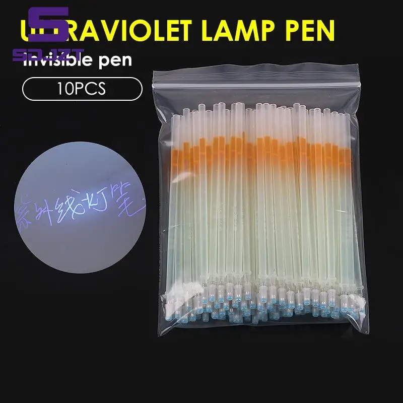 

10pcs UV Invisible Lamp Pen Shoe Making Fluorescent Special Refill Funny Art Marker Pen Kids Students School Supply Pen Refill