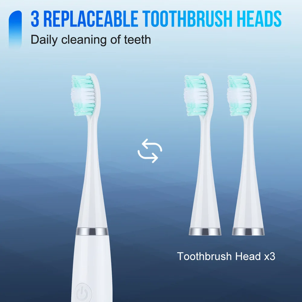 Lnkerco Electric Toothbrush Ultrasonic Tooth Cleaner Dental Cleaning Teeth Household Whiten Portable Oral Irrigators Care | Бытовая