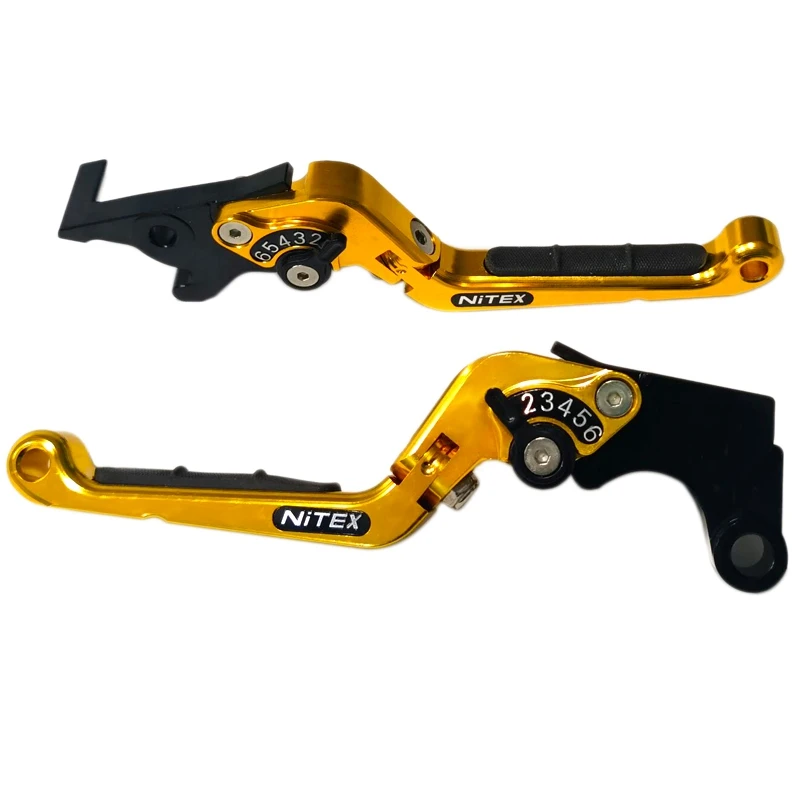 

NITEX Motorcycle CNC Aluminum Clutch Brake Levers Handbrake Folding Extendable Adjustable For YAMAHA R3 R25