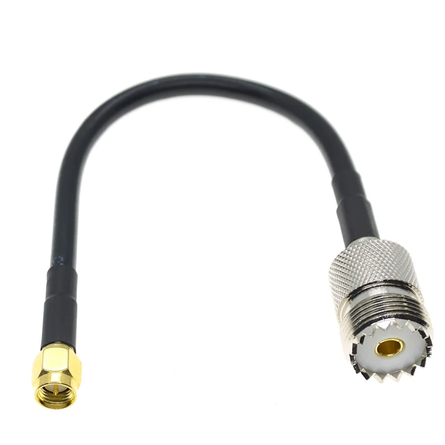 

Адаптер для кабеля с разъемом SMA типа «мама» и штекером PL259 SO239, RG58, 30 см/50 см/100 см/200 см, оптовая продажа, Новинка