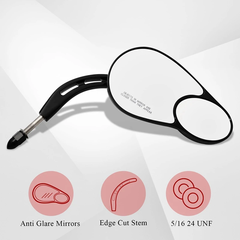 Зеркала заднего вида с разделенным видением для Davidson Road King Street Glide Softail Iron 883 утюг