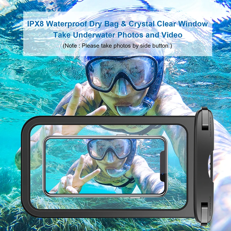 Большая водонепроницаемая сумка-чехол для телефона iPhone 13 Pro Max 12 11 XR XS 7 8 Plus