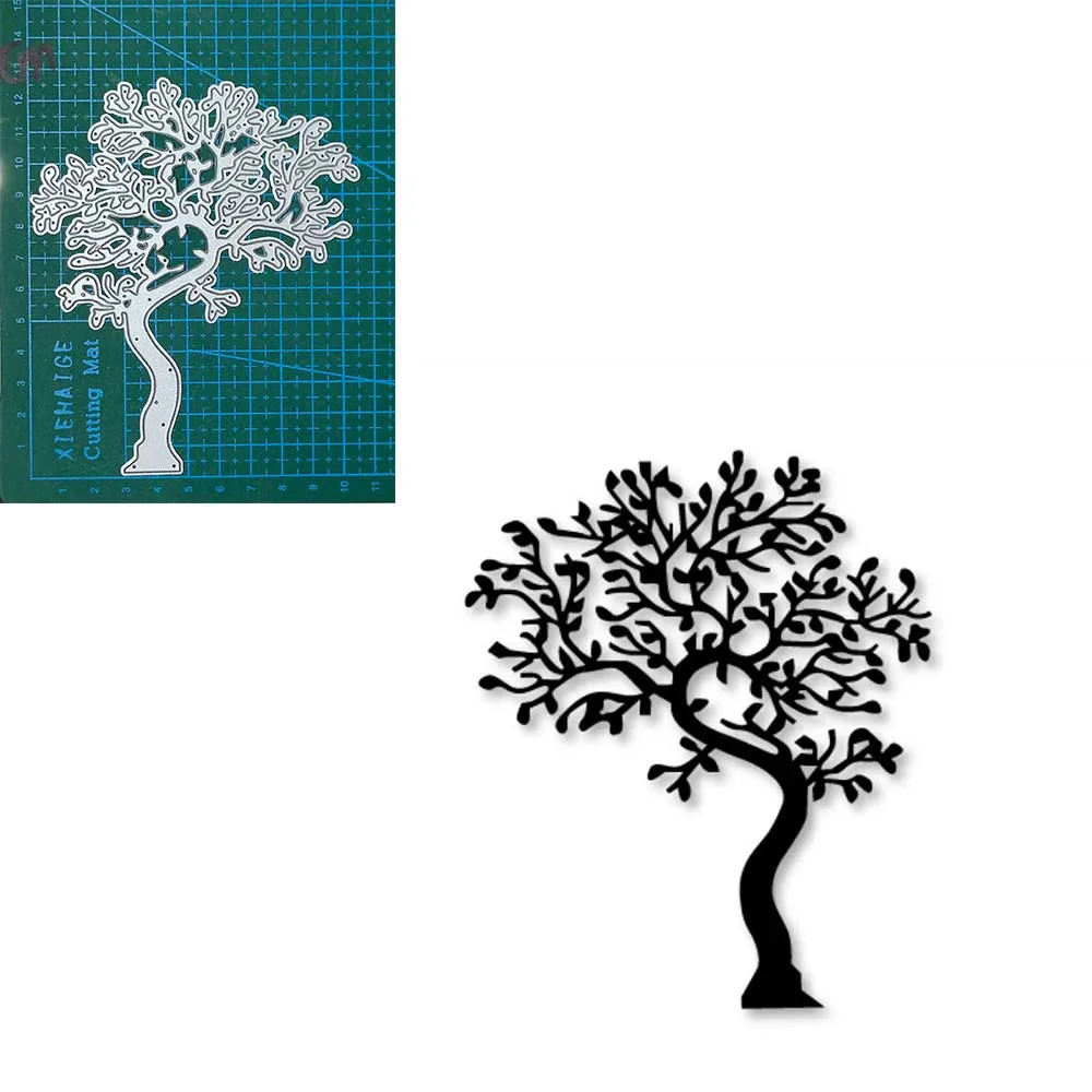 Pine Tree Metal Cutting Dies Stencil For DIY Scrapbooking Paper Card Decorative Craft Blade Punch Embossing Die Cuts New 2023