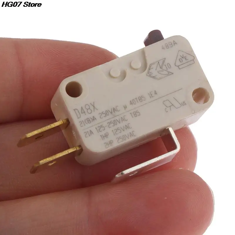 

New 1Pc Large Micro Switch D48X High Current 21A 250V Water Heater Limit Touch Switch For German Cherry Limit Contact Switch