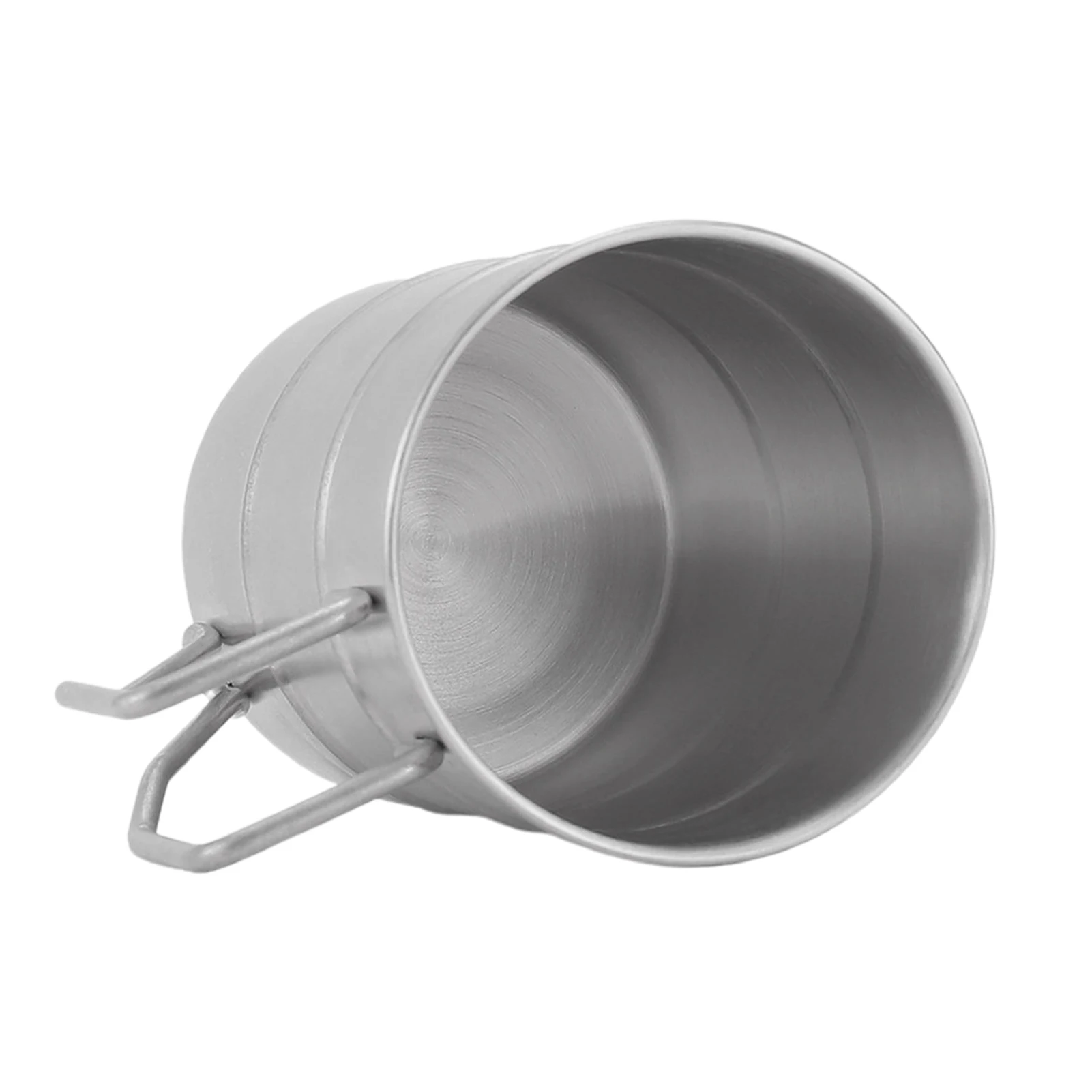 

Backpacking Cup Stainless Steel Outdoors Cup With Handle Outdoors Ultra-Durable Rustproof Fireproof Stainless Steel Outdoor 304