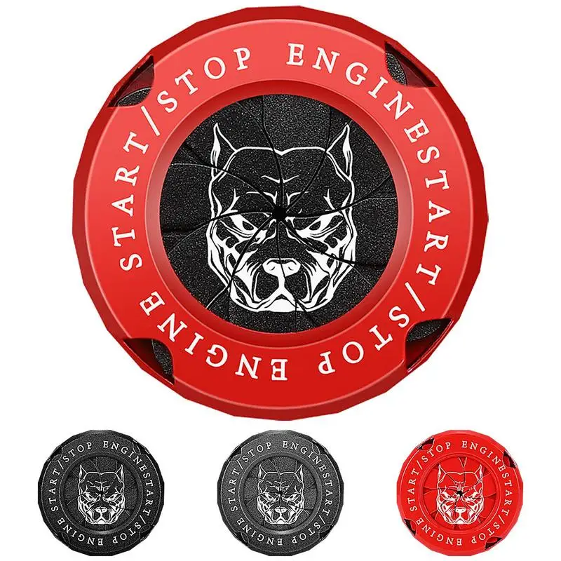 

Чехол для кнопки запуска и остановки двигателя мотоцикла, наклейка с защитой от царапин, одно касание, из сплава, для украшения интерьера автомобиля