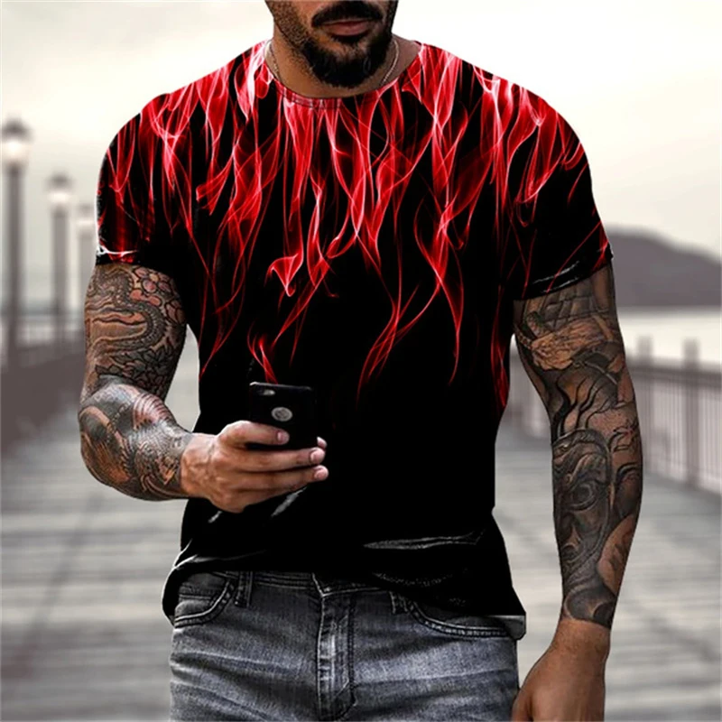 

2023 T Shirt For Men Leisure Sports Clothing Comfortable Breathable Crew Neck Short Sleeve Large Size Fashion T-Shirts Top