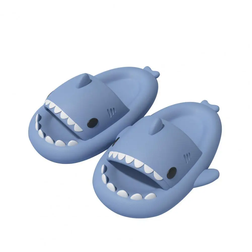 

Shark Slippers Women Beach Rebound Round Toe Slip-on Summer Cute Unisex Men Slippers for Home Outdoor