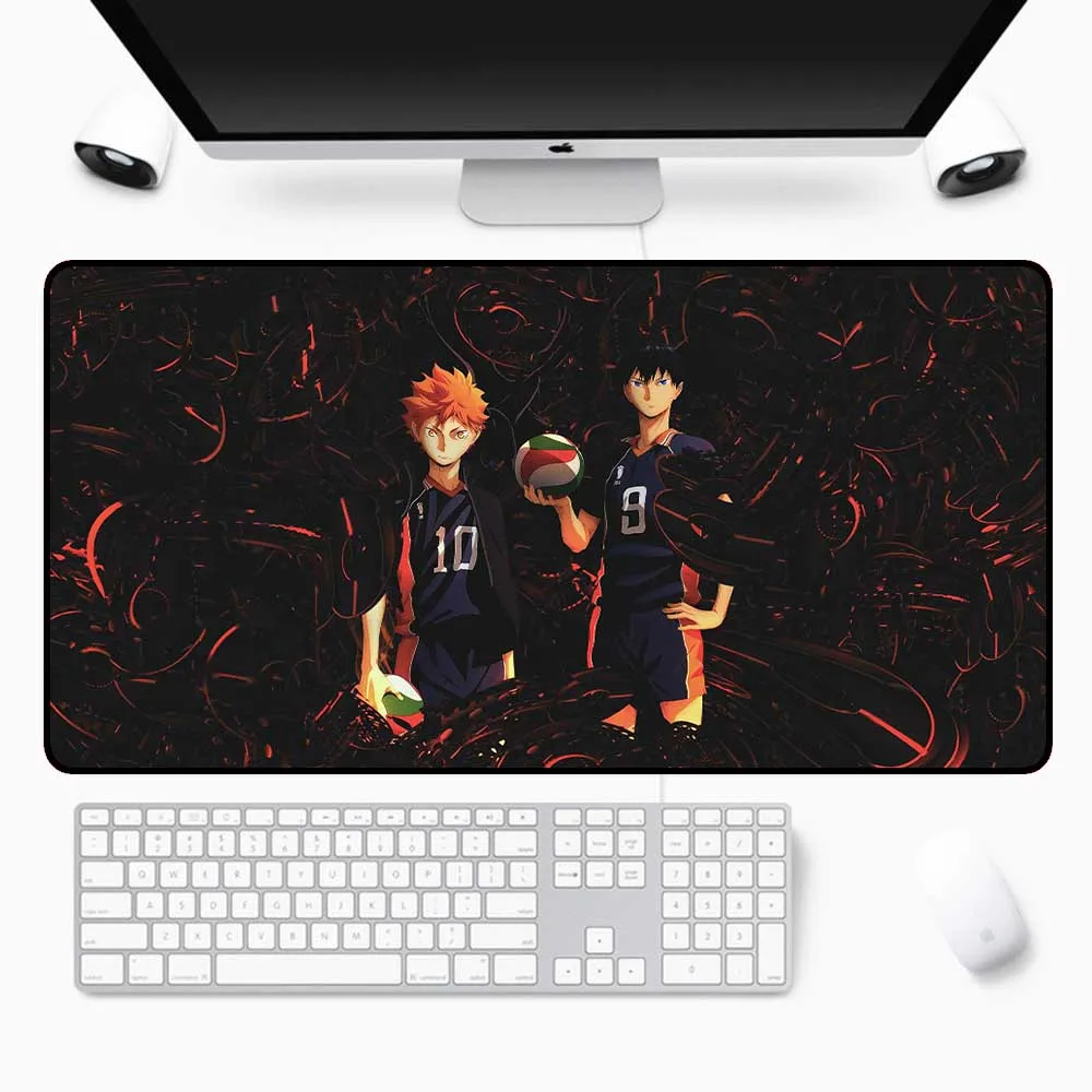 Игровой коврик для мыши XGZ Haikyuu для игры в волейбол, большой коврик для мыши, компьютерный коврик для ноутбука, офисный коврик для клавиатуры, коврик для мыши XxL, игровой стол