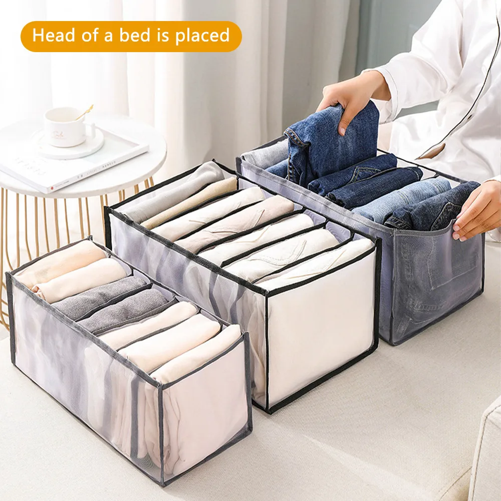 

Closet Organizer For Underwear Socks Home Cabinet Divider Storage Box Storage Organizer for clothes Foldable Drawer Organizer