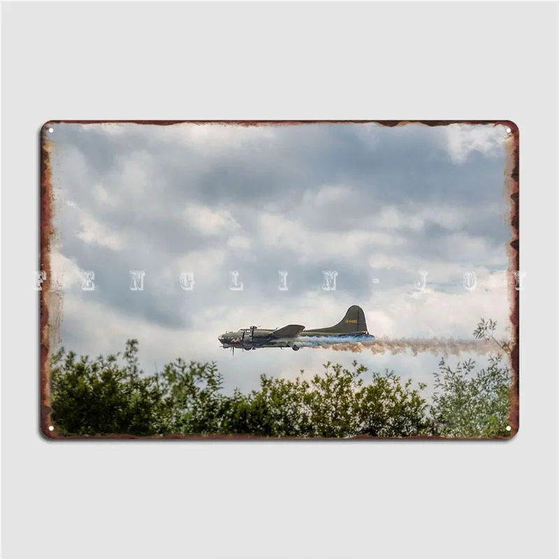 

B17 летающая крепость металлический плакат Плакат Бар пещера декор стен клуб классический жестяной знак плакат
