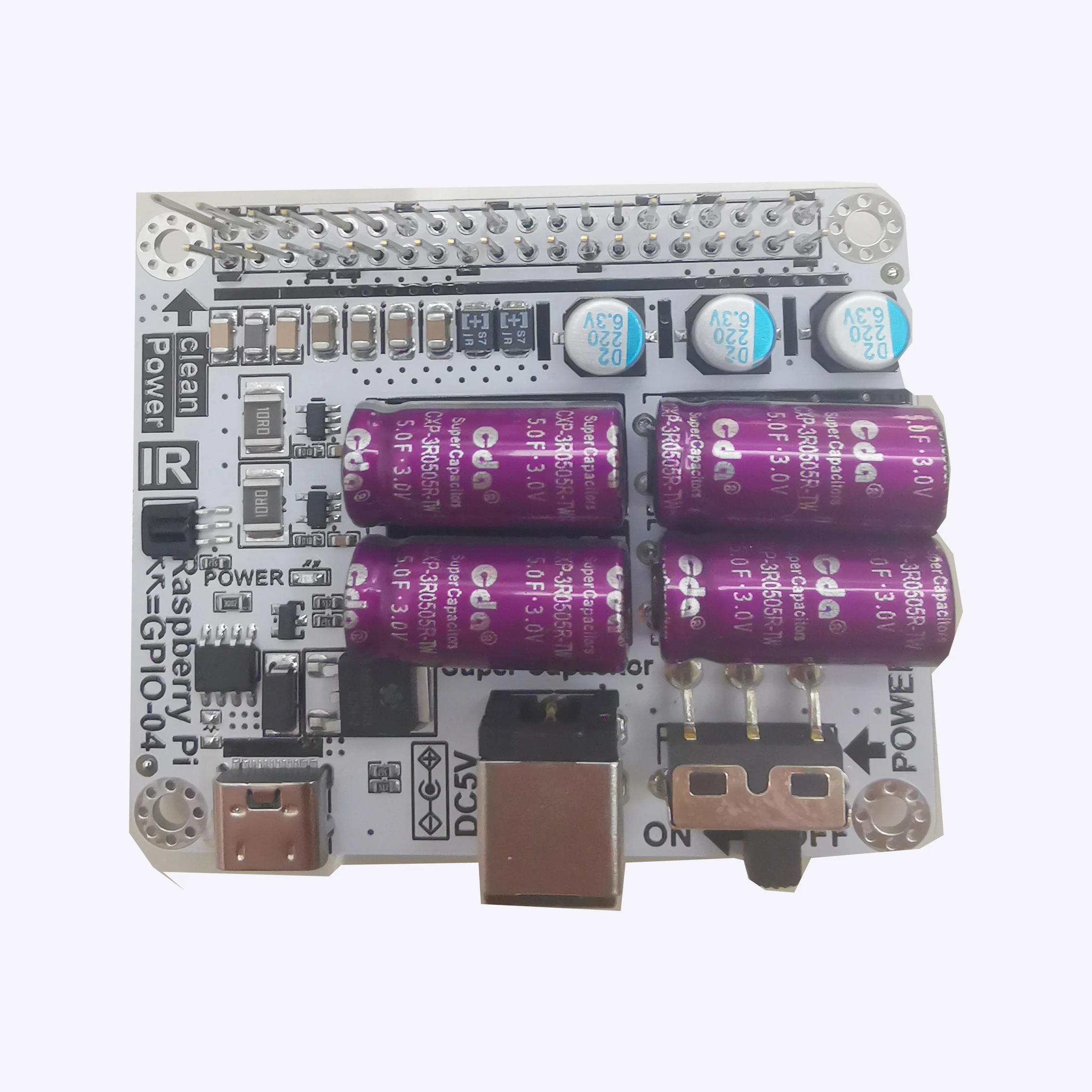 Power Filter Purification Board moode volumio For Raspberry Pi DAC Audio Decoder Board HIFI Expansion MoudleA6-001