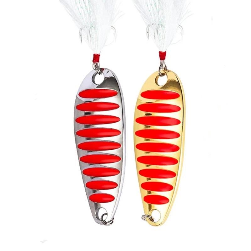 

1PCS Metal Spoon Fishing Lures 10g 15g 20g Noise Paillette Spinner Hard Sequins Baits Swimbait Wobblers Carp Fishing Tackle