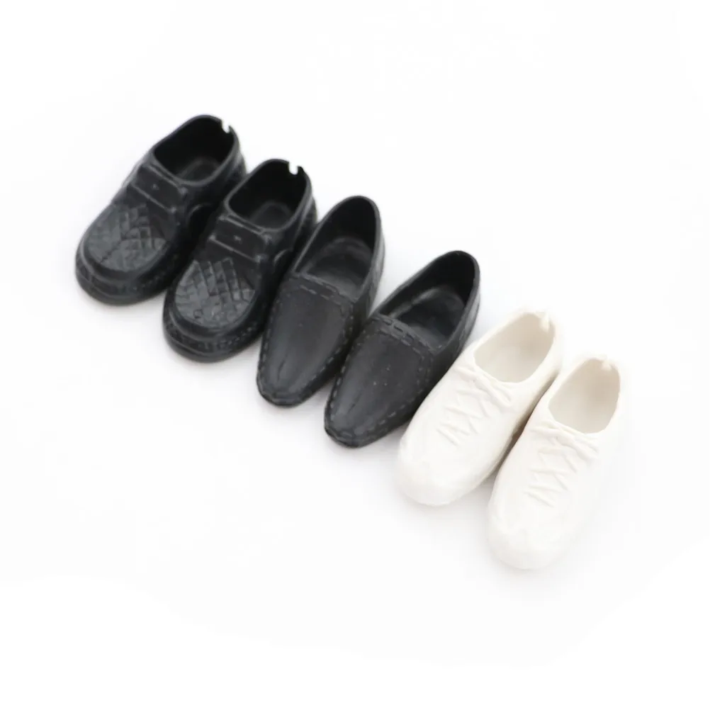

3 Pairs /Set Doll Shoes Heels Sandals For Ken Dolls Accessories High Quality Baby Toy Fashion