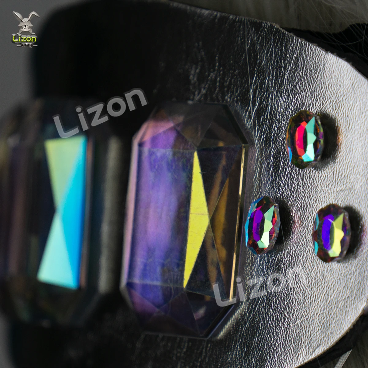 Demon Slayer Kimetsu No Yaiba Uzui Tengen Cosplay Headwear Props Crystal Headband Party | Тематическая одежда и униформа