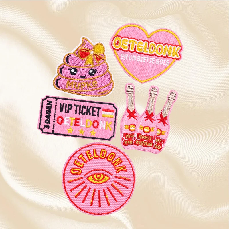 Набор карнавальных эмблем Oeteldonk вышитая нашивка на одежде куртки сделай сам
