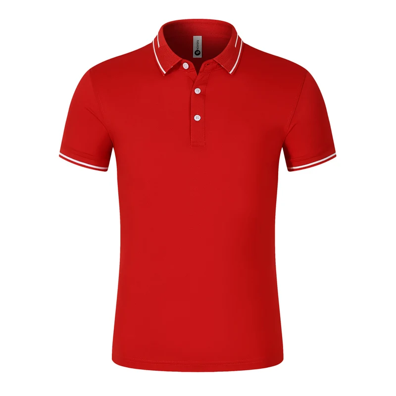 

Summer Men's Shirt Solid Stripe Short Sleeve Polo Neck Shirt Traceless Breathable Men Clothing M-4XL