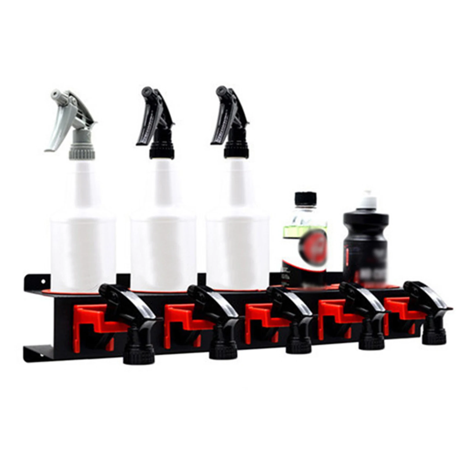 

Spray Bottle Storage Rack Abrasive Material Hanging Rail Car Beauty Shop Accessory Display Auto Cleaning Detailing Tools Hanger