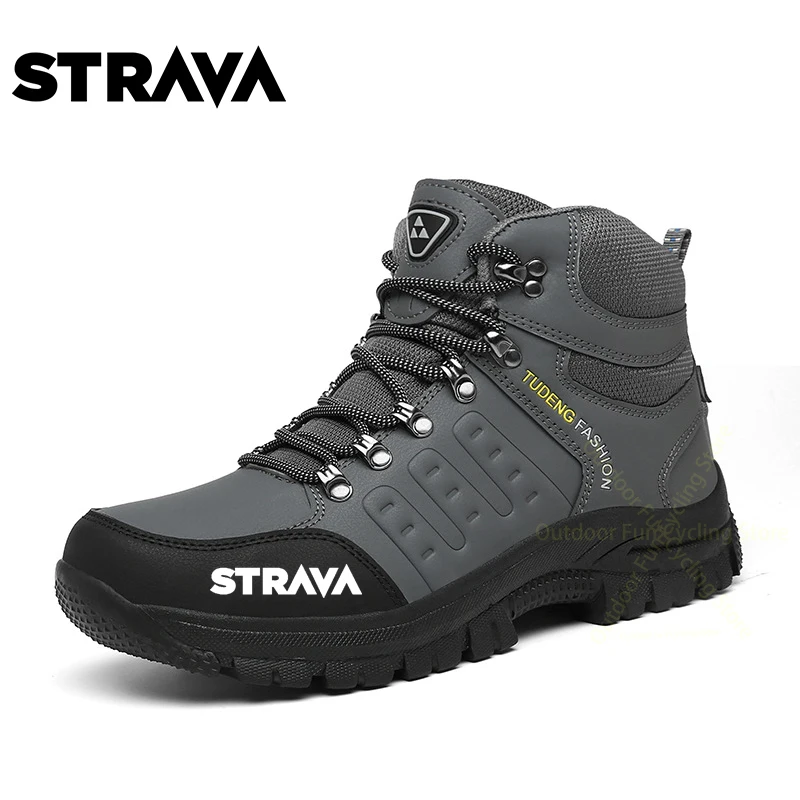 

Strava Mtb Cycling Shoes Men Waterproof Anti Slip Mountain Bike Shoes Durable Thermal Road Cycling Footwear Cycling Shoes