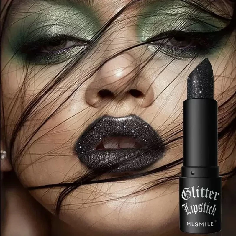 Матовая губная помада Velet с блестками и бриллиантами перламутровый металлик