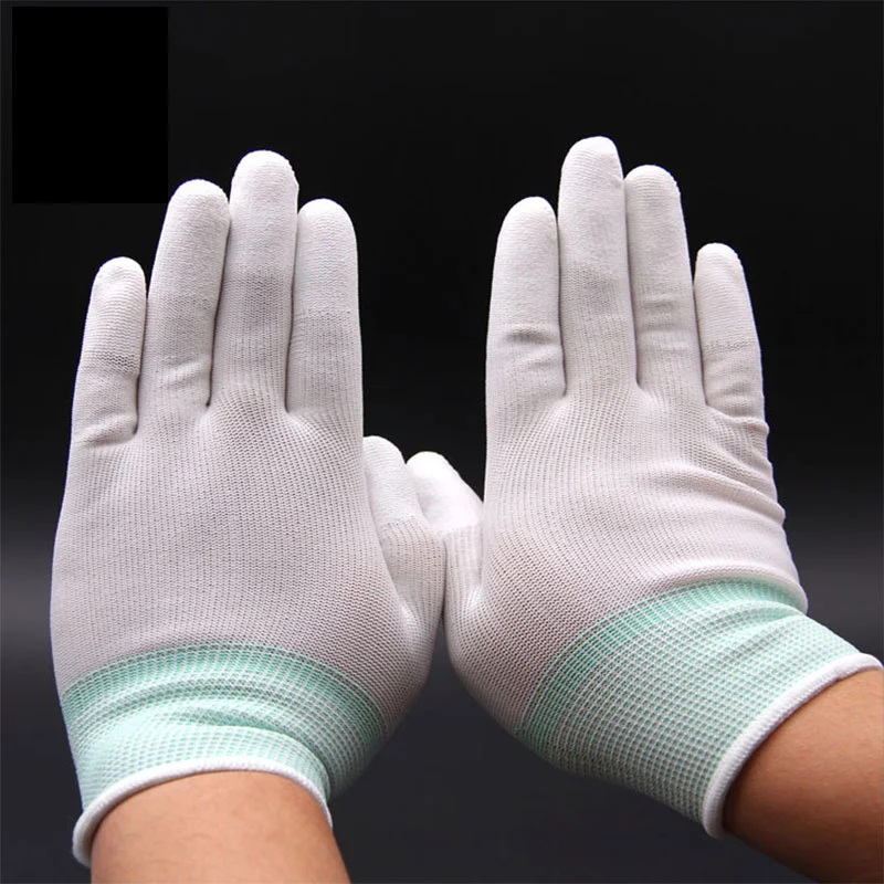 

1Pair Antistatic Gloves Anti Static ESD Electronic Working Gloves pu coated palm coated finger PC Antiskid for Finger Protection