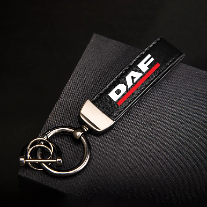 Кожаный металлический автомобильный брелок для ключей DAF XF 95 105 CF LF VAN 106xf cf85