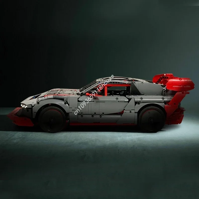 Фото 3187 деталей MOC Audi E-Tron Quattro HOONITRON RC: Конструктор, модель для сборки, архитектурная игрушка, подарок на Рождество, развивающий набор для детей, сделай сам №3