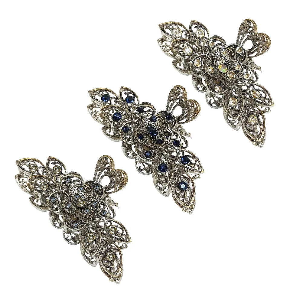 

3 шт., Винтажные заколки-Крабики для волос, в форме осьминога