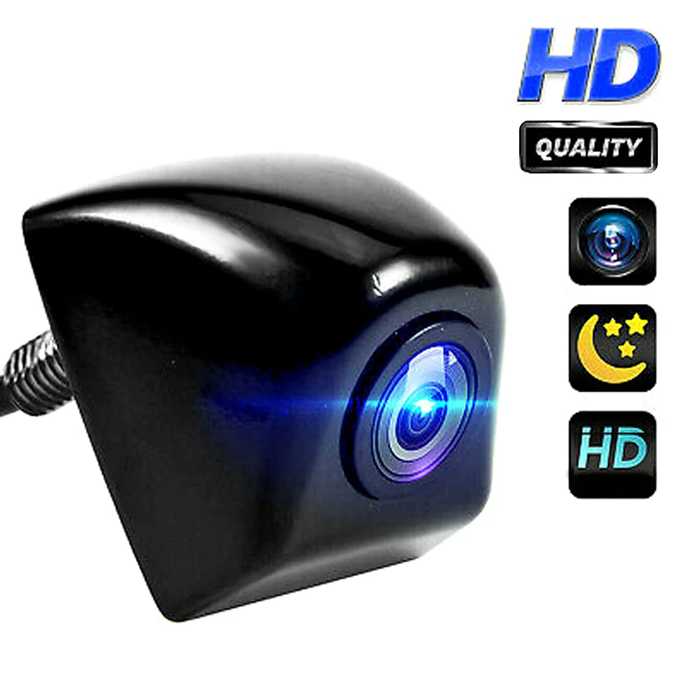 

CCD HD 120 Degree Fisheye Lens Reversing Backup Camera Night Vision 12V Car Camera Rear / Front View Wide Angle Black Metal