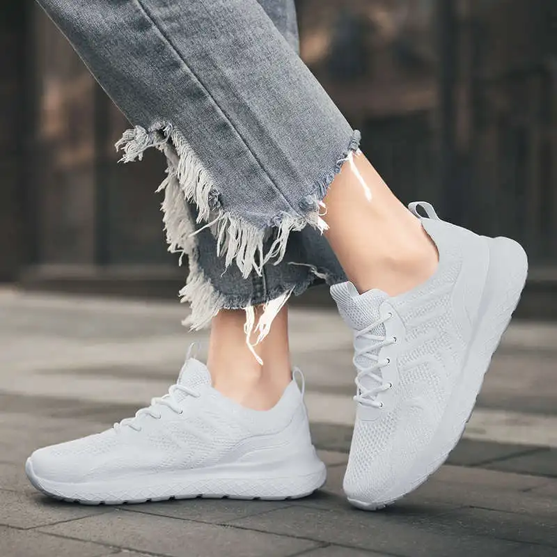 

Дышащие белые спортивные кроссовки для женщин, повседневные кроссовки для тенниса, женские зеленые спортивные кроссовки для детей и женщин...