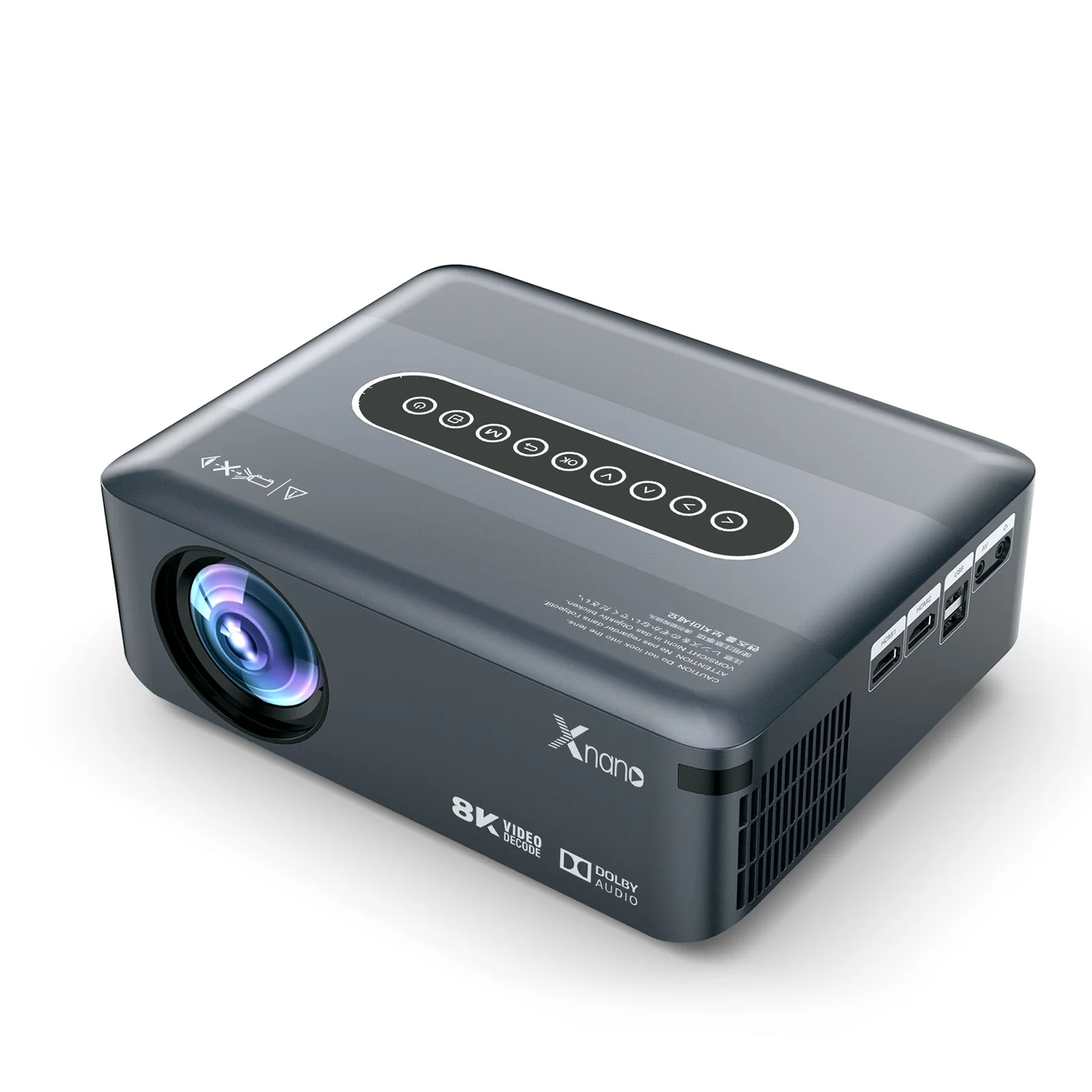 

Xnano X1 AOSP Android 9 Smart Projector Amlogic T972 5G wifi 3D 1080P LED Theater Projector HD 8K Decoding BT Voice TV Control