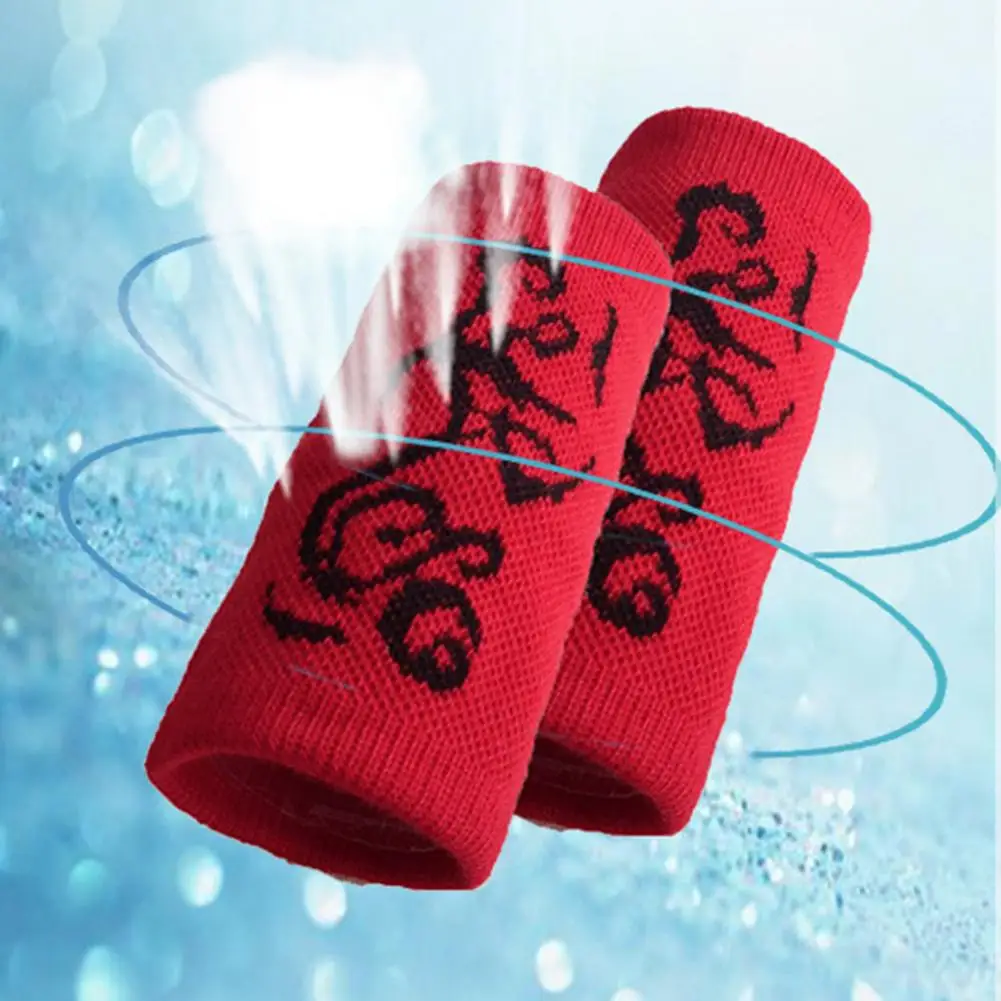 

1 Pair Chic Strong Water Absorption Wristband Wristband Great Ventilation Protect The Wrist