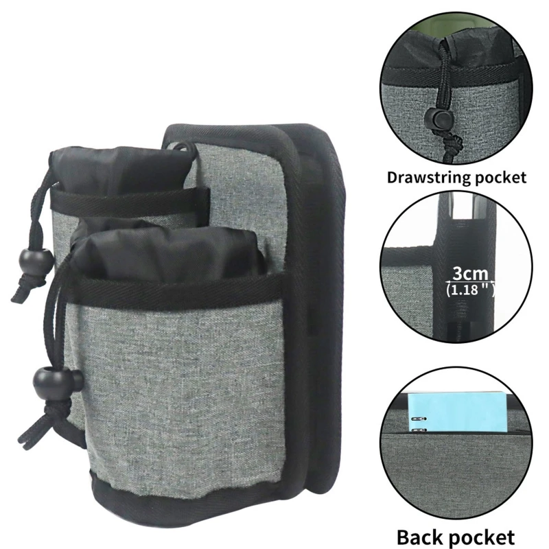 

E9LE Luggage Cup Holder Travel Bag Free Hand Drink Caddy Portable Travel Drink Bottle Holder Fits Most Suitcase Handles