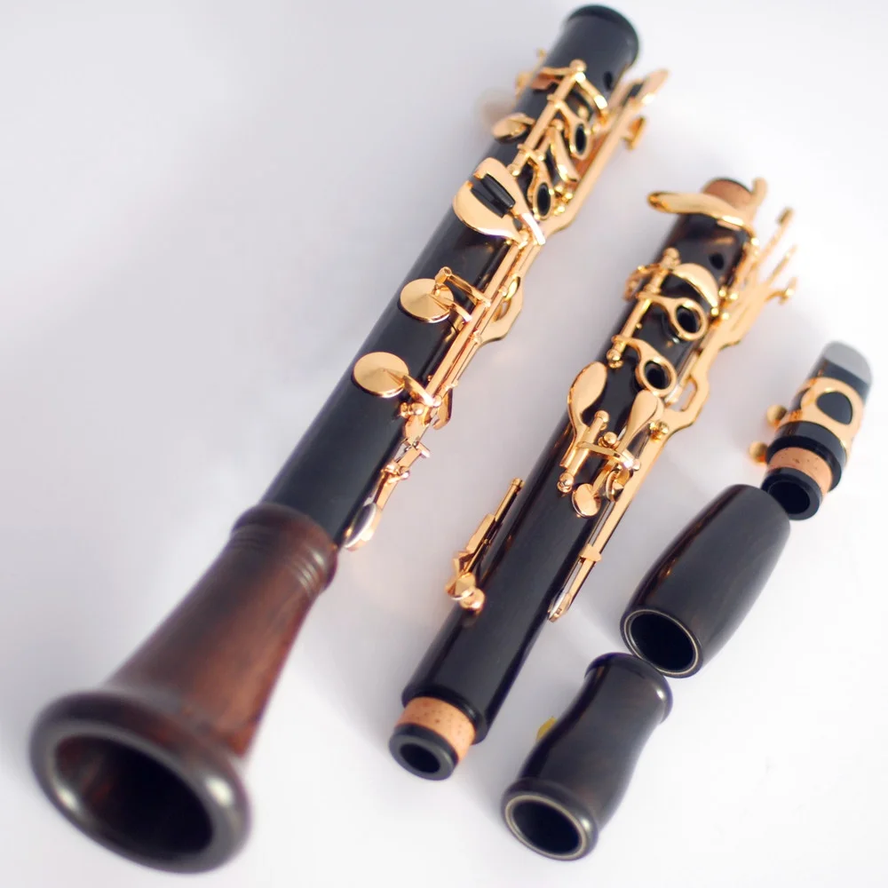 

Accept OEM Music ebony clarinet G - tone gold - plated keys