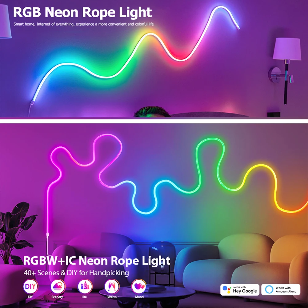 

RGB светильник та Гибкая с регулируемой яркостью для внутреннего освещения