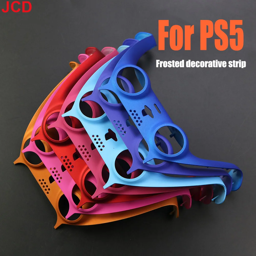 

JCD Frosted Hot sale For PS5 Handle Decorative Strip Trim Strip Decoration Cover For PS5 Controller Joystick Decorative Shell