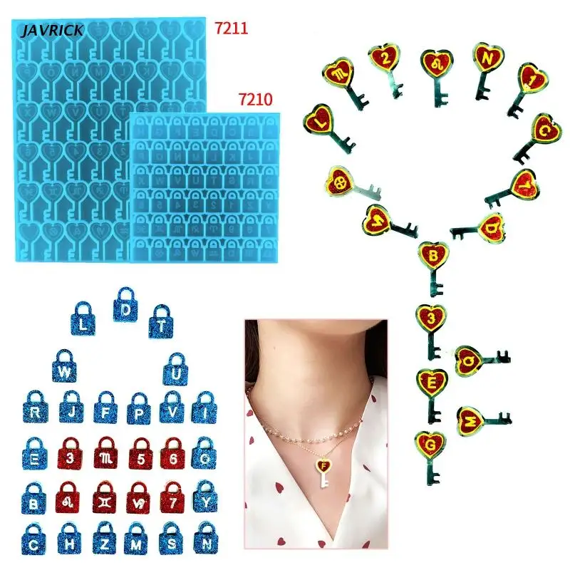 

Mirror Decorative Lock Key Silicone Mould Constellation Pattern Crystal Epoxy