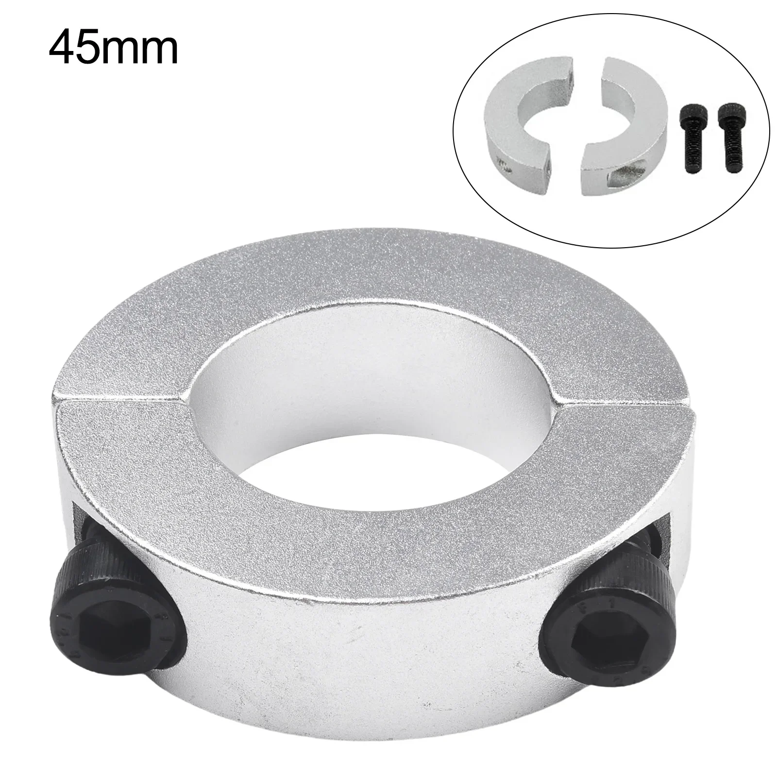 1 шт. двойной разъемный вал зажимной воротник надежная стабилизировка 45 мм 50 55 60