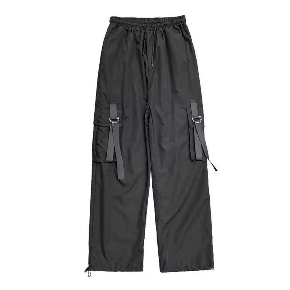 

Men Cargo Trousers Loose Japan Style Streetwear Relaxed Fit Ankle Tied Cargo Pants Men Trousers for Outdoor