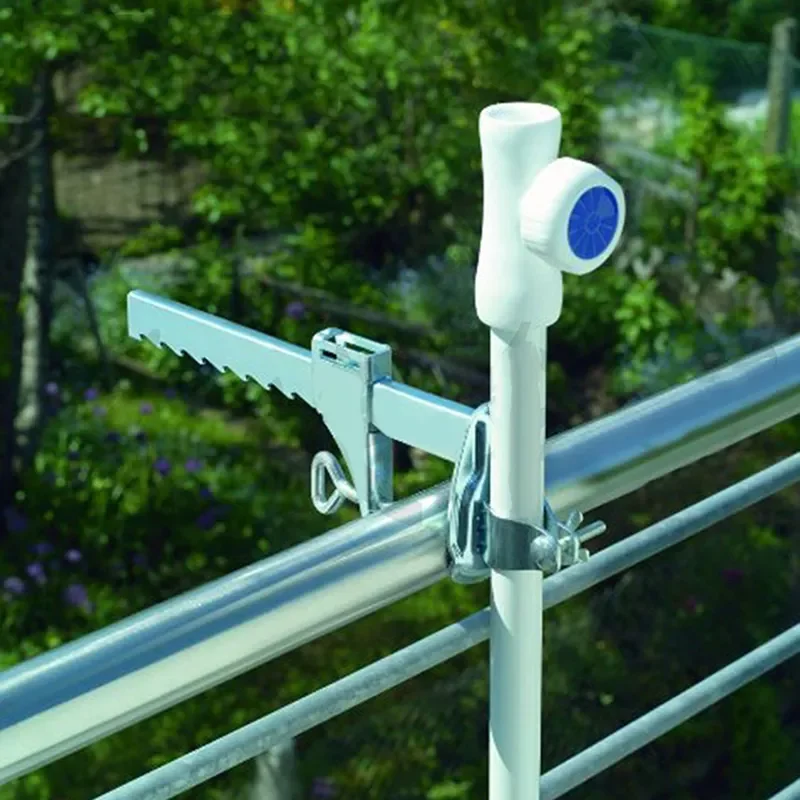 

New Portable Garden Courtyard Parasol Stand Umbrella Holder Clip Outdoor Patio Beach Chair Clamp Stable Fixed Bracket