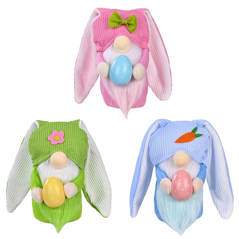 

2022 Happy Easter Decoration for Home Faceless Rabbit Doll Bunny Ornaments Easter Party Favor Gift Easter Party DIY Decoration